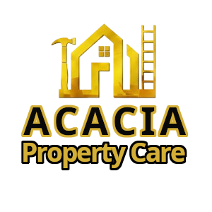 Brand logo showing house with hammer and ladder